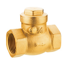 Brass Swing Check valve, J5004 brass check valve pn16, low price with good quality